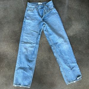 AGOLDE criss cross jeans